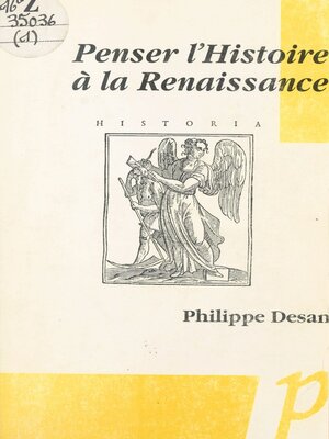 cover image of Penser l'histoire à la Renaissance